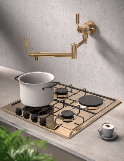 WALL MOUNT FOLDABLE KITCHEN FAUCET